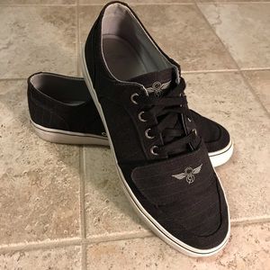 Creative Recreation XVI black pinstripe